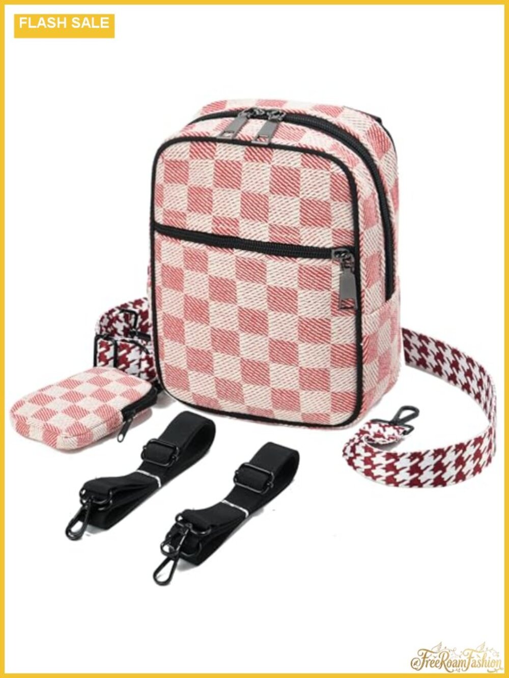 Crossbody Sling Bag Convertible Waist Shoulder Backpack with Adjustable Strap